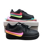 Nike Air Force 1 Black со сменными свушами