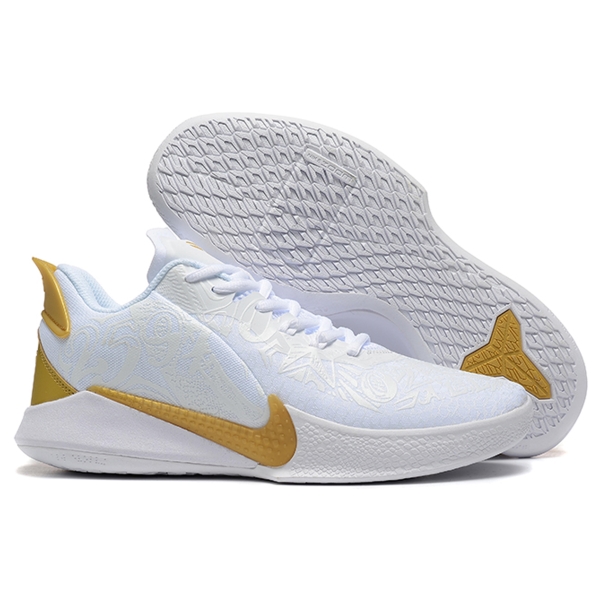 Nike Kobe Mamba Fury White Gold
